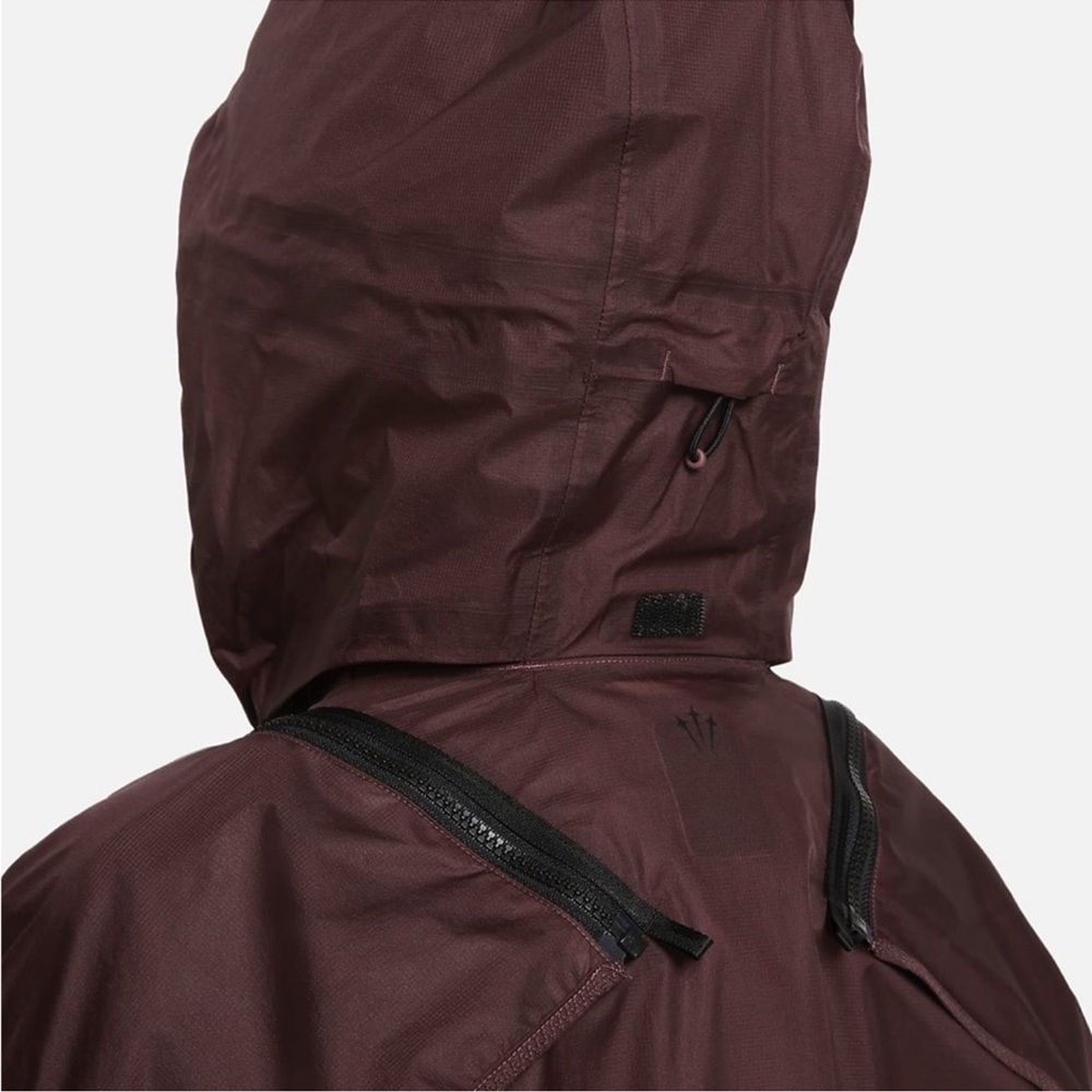 Nike X NOCTA Men's Drake Deep Pockets Track Jacket Dark Wine Size S - Picture 7 of 16